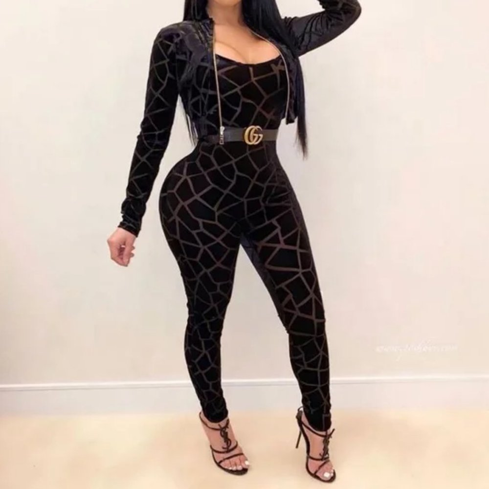 one piece suite with sweater